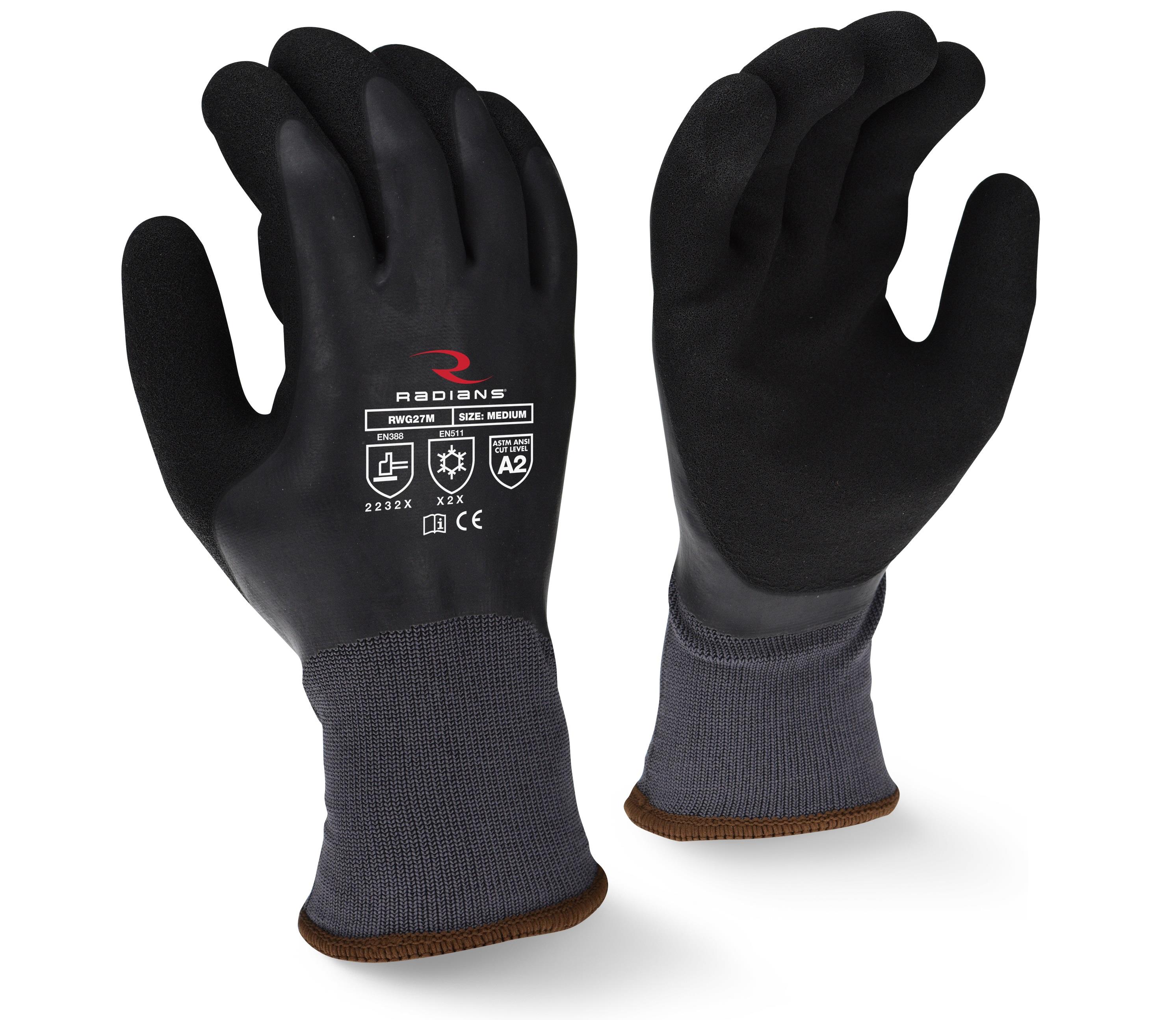 RADIANS RWG28 FULL LATEX WINTER GLOVE - Insulated Coated Gloves